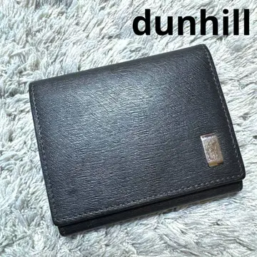 dunhill 던힐 코인 케이스 동전 지갑 가죽 짙은 브라운