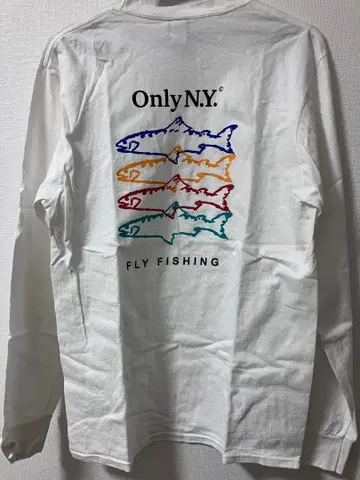 Only N.Y. 플라이 낚시 롱 슬리브 T셔츠