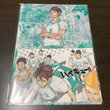 하이큐 오이카와 토오루 이와이즈미 하지메 클리어 파일 콤비 세트