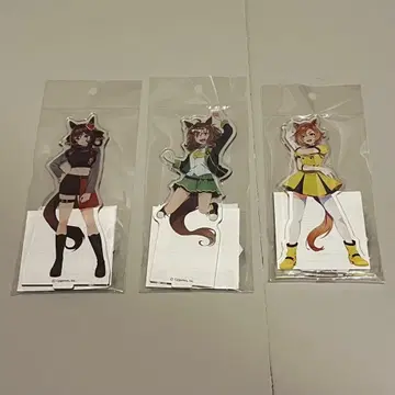 고양이 귀 캐릭터 아크릴 스탠드 세트