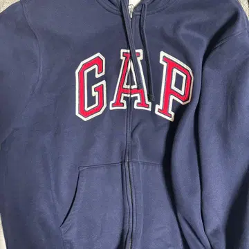 GAP 네이비 풀 집업 후드티 XL 사이즈