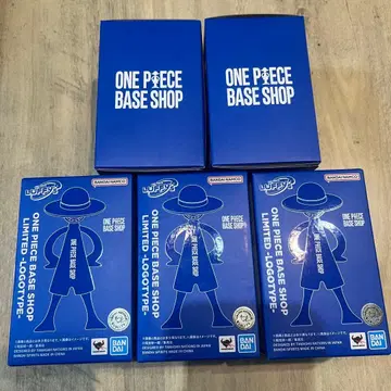 ONE PIECE BASE SHOP 한정판 로고 타입 5개 세트