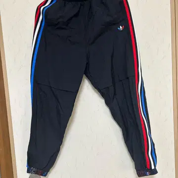 adidas 스트라이프 블랙 조거 팬츠 US S