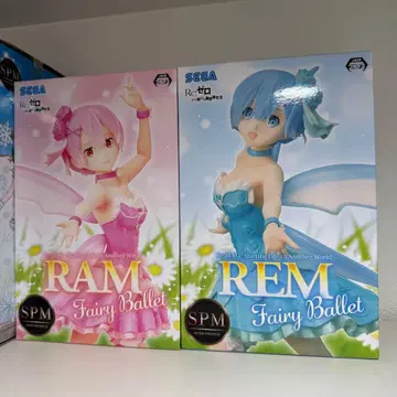 Re: 제로부터 시작하는 이세계 생활 렘 라무 피규어 세트 페어리