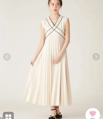 LILY BROWN 크로스 디자인 원피스