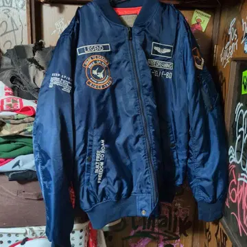 ITS FASHION MA-1 플라이트 자켓 5XL