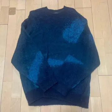 WYM 다크 블루 니트 스웨터 M