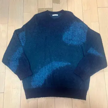 WYM 다크 블루 니트 스웨터 M