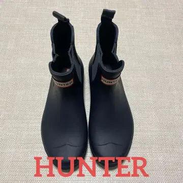 [컨디션 최상] HUNTER 헌터 chelsea boots 첼시 네이비