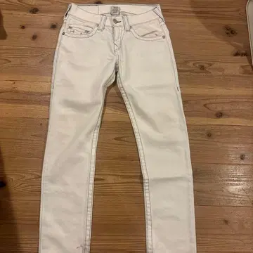 화이트 스키니 팬츠 28