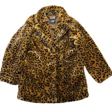 LAGUA GEM 레오파드 자켓 보아 퍼 free