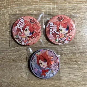 스토푸리 9주년 캔뱃지 리이누군 등신 데포 3개 세트