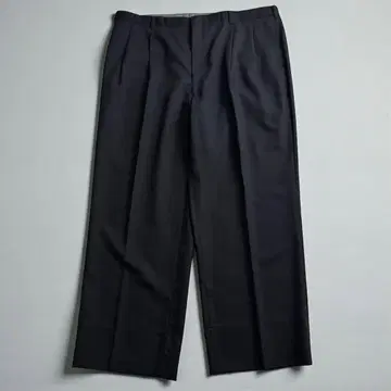 PRENDRE 투 턱 슬랙스 와이드 팬츠 스트라이프 구제 의류