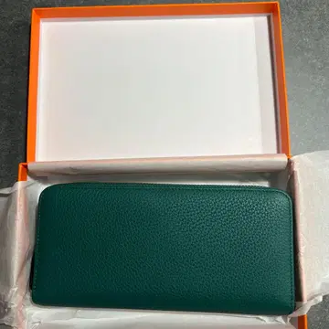 [ 미사용 새상품 ] 가격 인하! 지갑 그린 가죽 장지갑 8 포켓