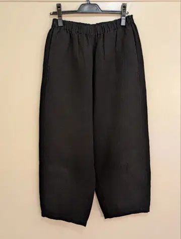 요건 레일 와이드 팬츠 L