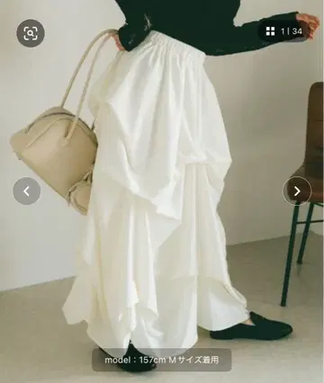 턱 디자인 스커트