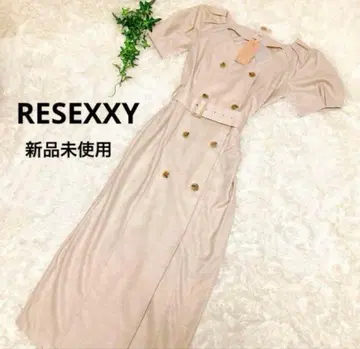 [택 포함 새상품] RESEXXY 벌룬 슬리브 트위드 원피스 F