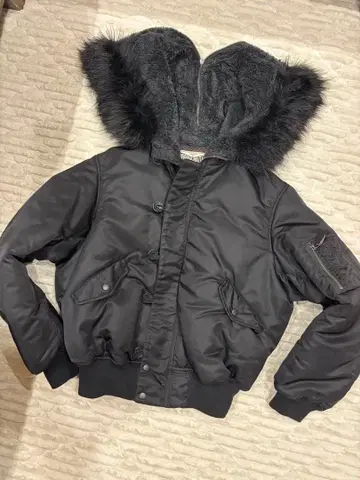 y2k 페어리 그런지 퍼 N-2B 플라이트 자켓