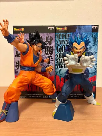 드래곤볼 MAXIMATIC 피규어 2체 세트 손오반 베지터 박스 있음