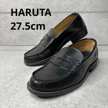 [ 새상품급 ] HARUTA 하루타 로퍼 27.5cm EEE 블랙 일본제