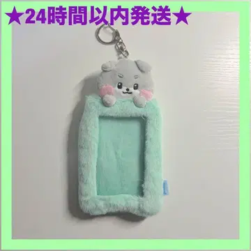 LINEFRIENDS 공식 봉제 인형 사진 홀더 키링 고니니