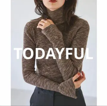 TODAYFUL/투데이풀 슬라브 터틀 니트