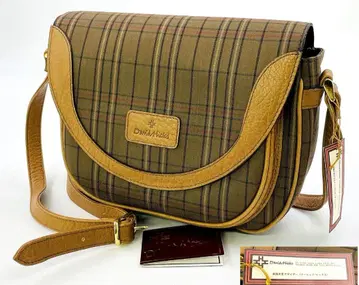 레어 David Hicks 숄더백 체크 무늬 빈티지