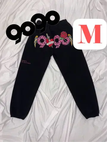 9090 girl x Ed Hardy 90 로고 스웨트 팬츠