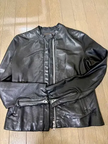 유나이티드 애로우즈 Jewel Changes 블랙 가죽 자켓