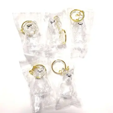 강아지 멍멍이 디자인 키링 프라이스 경품 우리 아이 털뭉치풍