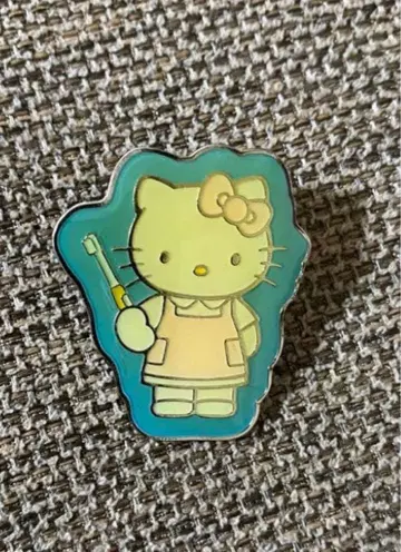 헬로키티 칫솔 핀 배지 초레어