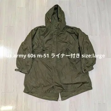 us.army 60s m-51 라이너 포함 size:large