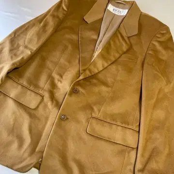 미사용급 리겔 캐시미어 100% 테일러드 자켓 브라운 계열 2버튼 L