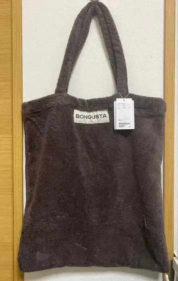 [ 새상품 택 포함 ] BONGUSTA 보그스타 토트백 다크 브라운