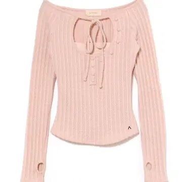 andmary Nini ribbon tops pink