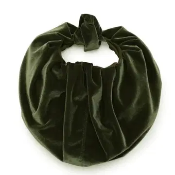 HELOYSE 별주 벨로아 핸드백 그린