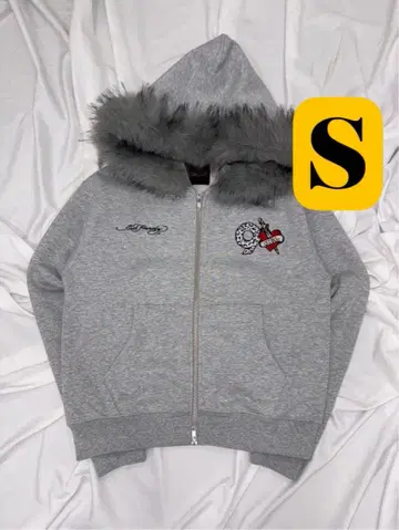 9090 girl x Ed Hardy 90 Logo Zip Hoodie