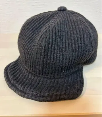 칸비오 cambio 리브 울 캡 브라운