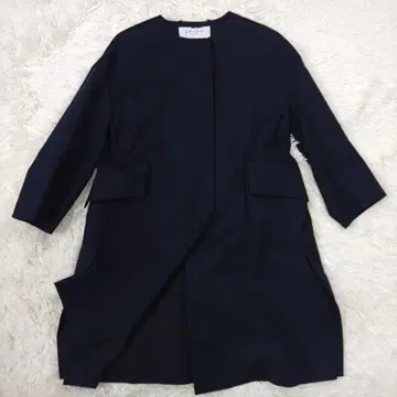 ADORE 어도어 노카라 롱 코트 네이비 36