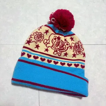 [ 새상품 ] 스핀스 엔젤 블루 니트 캡 니트 모자 비니