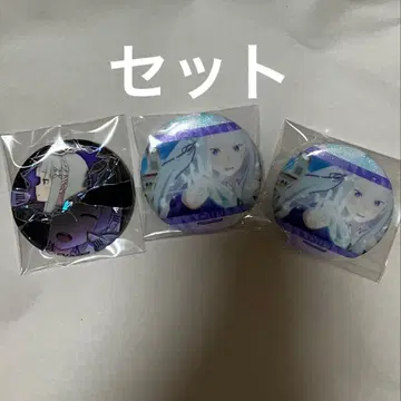 리제로 에밀리아 홀로 캔뱃지 드래곤 호스 라메 캔뱃지 세트 1