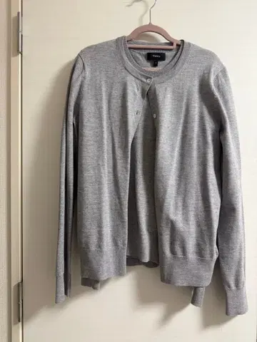 Theory 그레이 가디건 스웨터 S