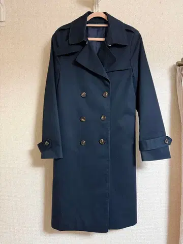 어반 리서치 로쏘 네이비 트렌치코트