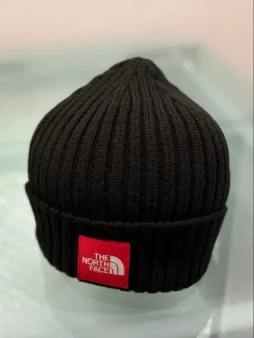 레어 THE NORTH FACE 블랙 니트 모자