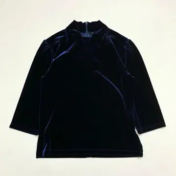 캘빈클라인 벨로아 터틀 개더 슬리브 상의 튜닉