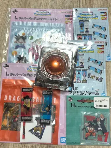 드래곤볼 제일복권 F상 스트랩 사성옥 덤 세트
