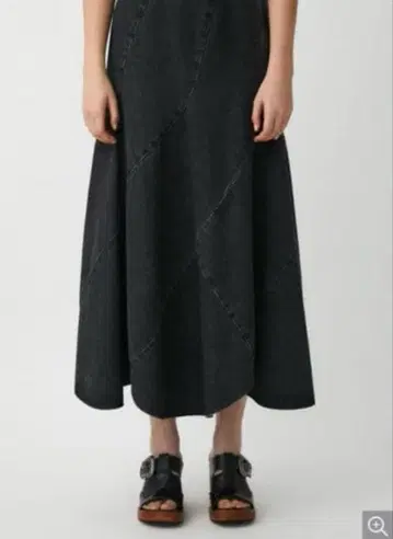 MOUSSY 데님 머메이드 스커트