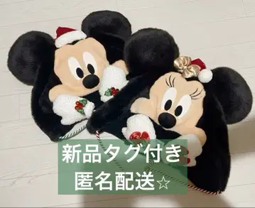 [택 포함 새상품] 미키 미니 디즈니 크리스마스 팬캡