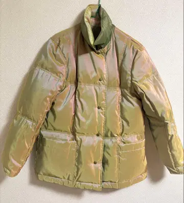 MON GRE 올리브 그린 다운 자켓