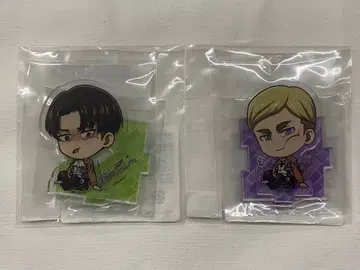 진격의 거인 뽀뽀뿌니 아크릴 스탠드 리바이 엘빈